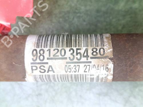 Right front driveshaft CITROËN C-ELYSEE (DD_) 1.6 BlueHDi 100 | BP39646815M39 - Image 2