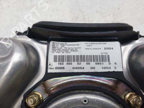 Driver airbag MERCEDES-BENZ M-CLASS (W163) ML 400 CDI (163.128) | BP18037376C9 