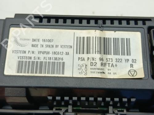 Climate control PEUGEOT 407 (6D_) 2.0 HDi 135 (6DRHRH, 6DRHRE, 6DRHRG, 6DRHRJ) | BP29393634I5 