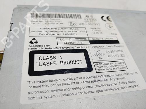 Radio TOYOTA VERSO (_R2_) 2.0 D-4D (AUR20_, AUR20R) | BP27090765E6 