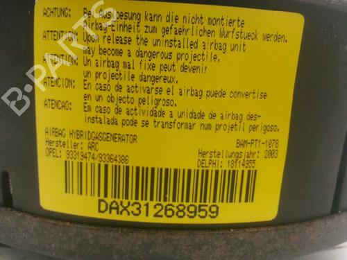 Førerens kollisjonspute OPEL MERIVA A MPV (X03) 1.6 (E75) | BP2871846C9 
