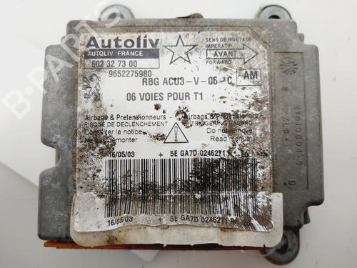 ECU airbags PEUGEOT 206 Hatchback (2A/C) 1.4 HDi eco 70 | BP28289249M53 