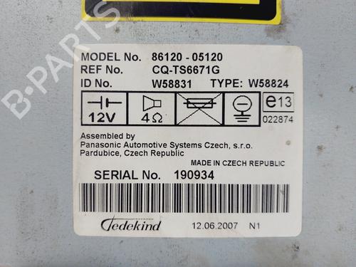Radio TOYOTA AVENSIS (_T25_) 2.0 D-4D (ADT250_, ADT250R) | BP27090811E6 