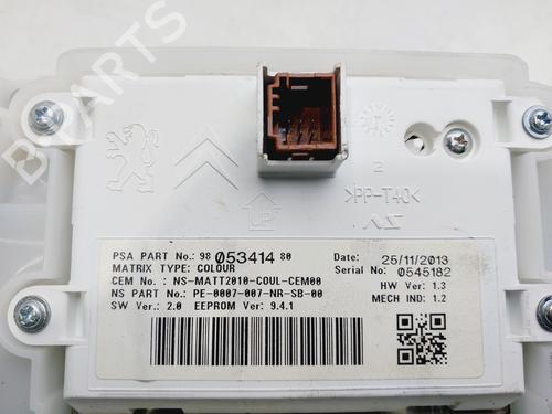 Instrument cluster PEUGEOT 2008 I (CU_) | BP25863517C47 - Image 5