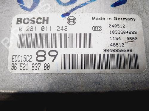 Engine control unit (ECU) PEUGEOT 307 (3A/C) 2.0 HDi 110 | BP30851981M57