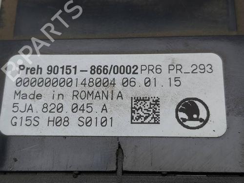 Climate control SKODA RAPID Spaceback (NH1) 1.6 TDI | BP40540885I5 - Image 3