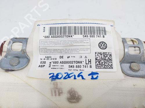 Left curtain airbag VW GOLF VI (5K1) 2.0 TDI | BP11790373C11 