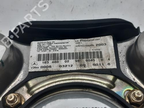 Driver airbag MERCEDES-BENZ M-CLASS (W163) ML 270 CDI (163.113) | BP7840590C9 