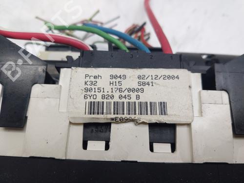 Climate control SKODA FABIA I (6Y2)  | BP17063322I5 