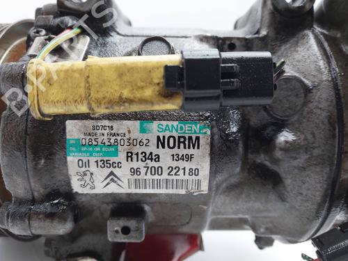 AC compressor PEUGEOT 407 (6D_) 1.6 HDi 110 (6D9HZC, 6D9HYC) | BP17337524M34 