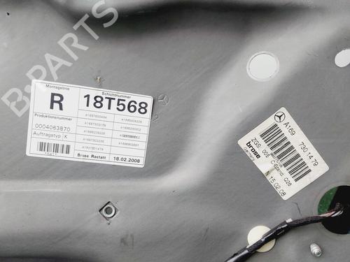Vindusheismekanisme høyre bak MERCEDES-BENZ A-CLASS (W169) A 180 CDI (169.007, 169.307) | BP30933991C25
