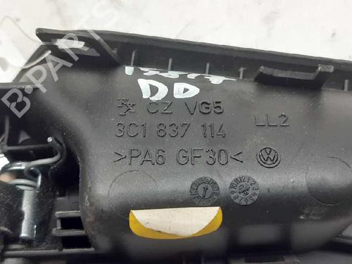 Front right interior door handle VW PASSAT B6 (3C2) 2.0 TDI | BP5662756I14 