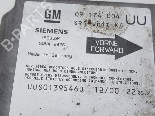 Kollisjonspute styreenhet OPEL ASTRA G Hatchback (T98) 1.6 (F08, F48) | BP12606948M53 