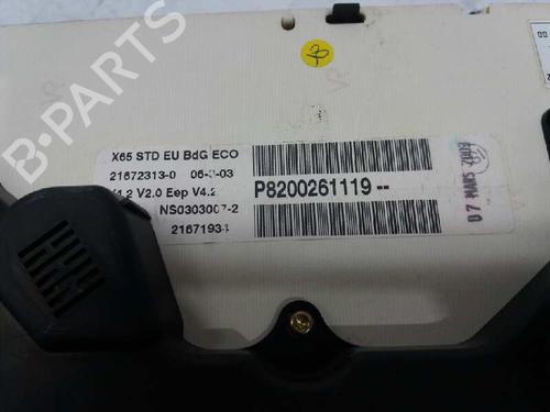 Instrument cluster RENAULT CLIO II (BB_, CB_)  | BP2879703C47 