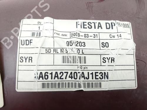 Rear left panel FORD FIESTA VI (CB1, CCN) 1.4 TDCi | BP18333564C60 