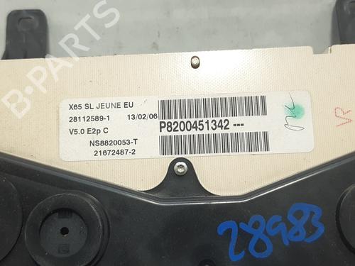 Instrument cluster RENAULT CLIO II (BB_, CB_) 1.2 16V (BB05, BB0W, BB11, BB27, BB2T, BB2U, BB2V, CB05,... | BP10662487C47 