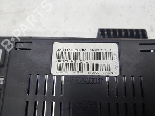Instrument cluster RENAULT SCÉNIC III (JZ0/1_)  | BP21262419C47 