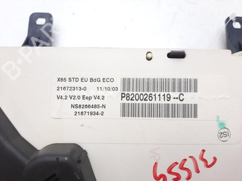 Instrument cluster RENAULT CLIO II (BB_, CB_) 1.5 dCi (B/CB08) | BP13477918C47 