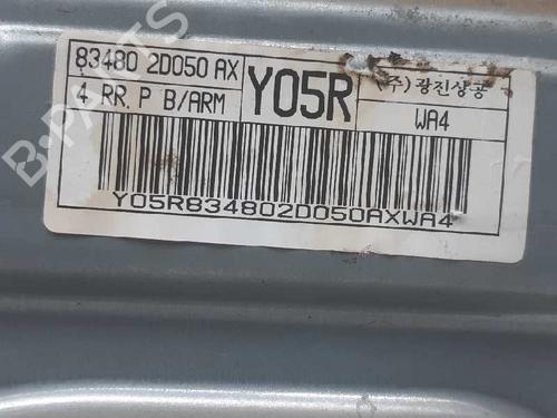 Rear right window mechanism HYUNDAI ELANTRA III Saloon (XD) 1.6 | BP4737367C25 