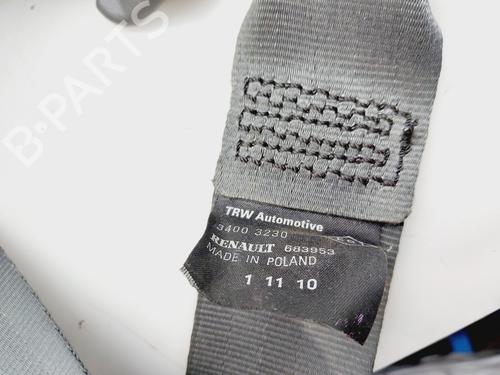 Rear center seatbelt RENAULT CLIO III (BR0/1, CR0/1)  | BP19397321I27 
