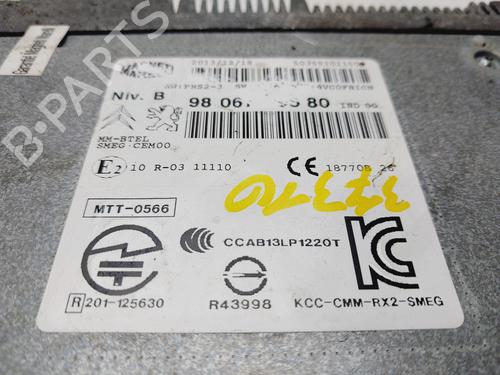 Radio PEUGEOT 2008 I (CU_)  | BP25754417E6 