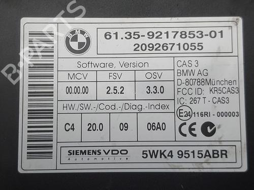 Electronic module BMW 1 (E87) 116 d | BP38262287M83 - Image 3
