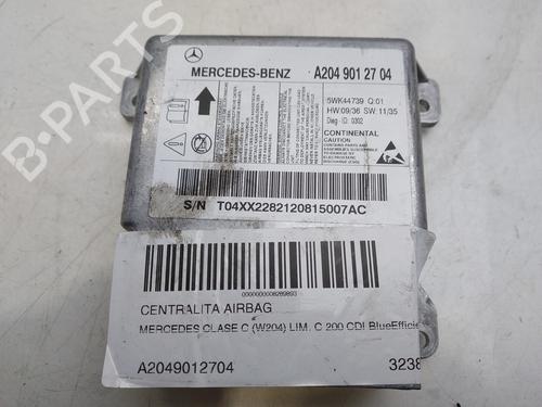 Kollisjonspute styreenhet MERCEDES-BENZ C-CLASS (W204) C 200 CDI (204.007, 204.006) (136 hp) 17124386