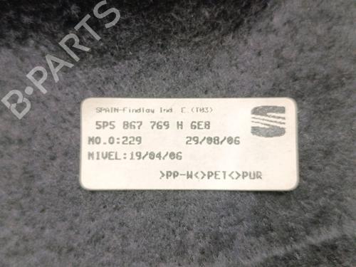 Rear parcel shelf SEAT TOLEDO III (5P2)  | BP25880275C85 