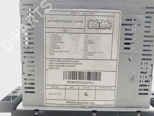 Radio CHEVROLET AVEO / KALOS Saloon (T250, T255)  | BP26944333E6