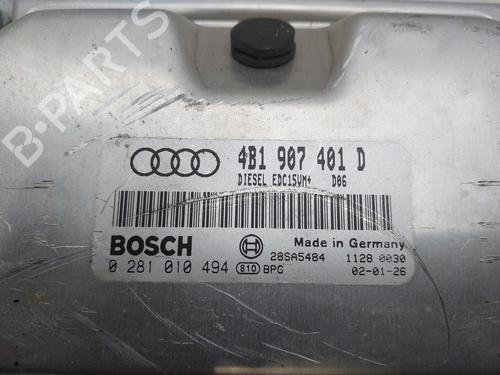 Engine control unit (ECU) AUDI A6 C5 (4B2) 2.5 TDI | BP17647231M57 