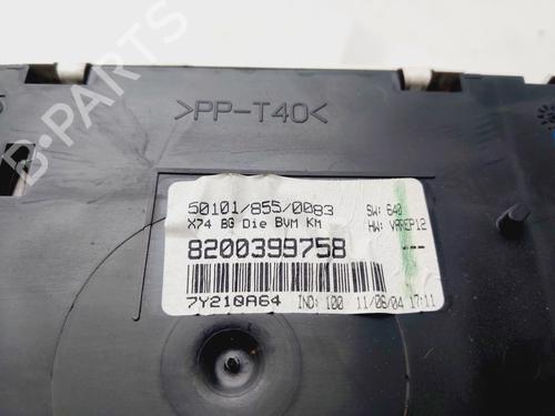 Instrument cluster RENAULT LAGUNA II (BG0/1_) 1.9 dCI (BG0E) | BP20495316C47 
