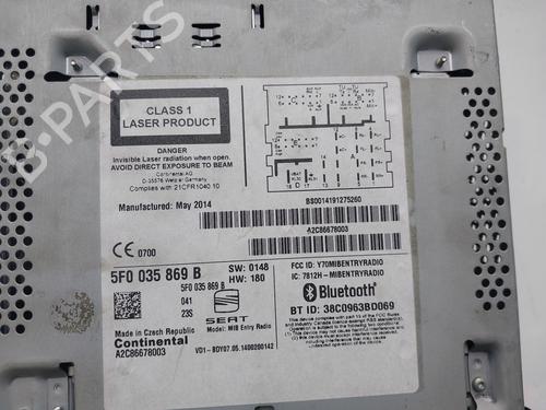 Radio SEAT LEON ST (5F8)  | BP11492080E6 