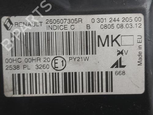 Left headlight RENAULT MEGANE III Hatchback (BZ0/1_, B3_) 1.6 dCi (BZ00, BZ12, BZ13) | BP36857163C28  - Image 5