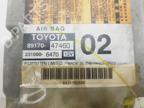 ECU airbags TOYOTA PRIUS (_W3_) 1.8 Hybrid (ZVW3_) | BP30089460M53