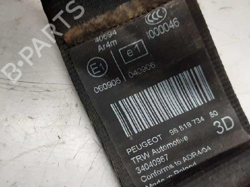 Rear right seatbelt PEUGEOT 5008 (0U_, 0E_) 1.6 HDi | BP6624152I28