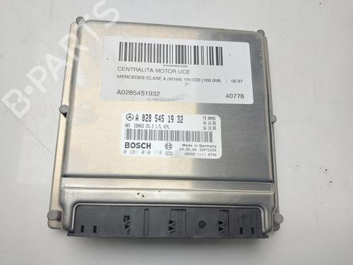 Used Engine control unit (ECU) MERCEDES-BENZ A-CLASS (W168) A 170 CDI (168.008) (90 hp) 32132705