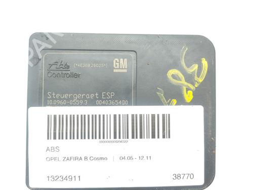 ABS pump OPEL ZAFIRA / ZAFIRA FAMILY B (A05) 1.8 (M75) | BP29385036M43 