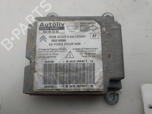 Used ECU airbags CITROËN BERLINGO / BERLINGO FIRST Box Body/MPV (M_) 2.0 HDI 90 4WD (MBRHY, MCRHY) (90 hp) 33112266
