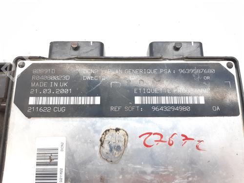 Engine control unit (ECU) CITROËN XSARA Coupe (N0) 1.9 D | BP10176005M57 
