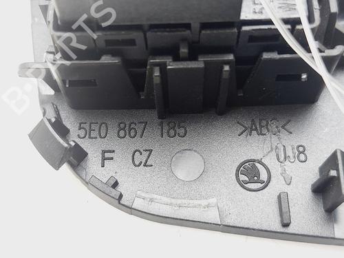 Right rear window switch SKODA OCTAVIA III Combi (5E5, 5E6)  | BP29727279I28 