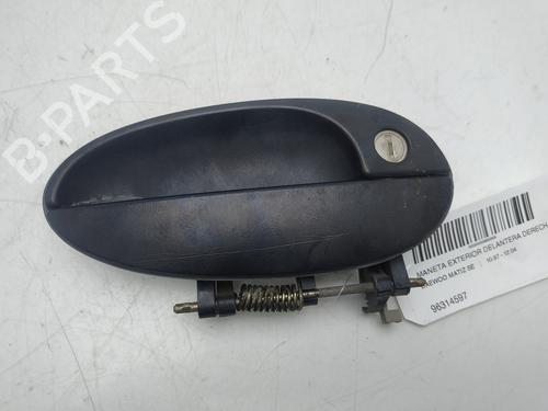 Used Front right exterior door handle DAEWOO MATIZ (M100, M150) 0.8 (52 hp) 23238499