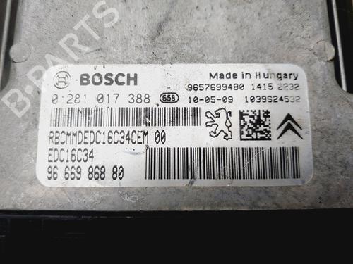 Engine control unit (ECU) CITROËN C3 II (SC_) | BP30847265M57