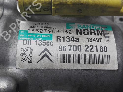 AC compressor CITROËN C5 III (RD_) 1.6 HDi 110 (RD9HZC) | BP31978939M34 