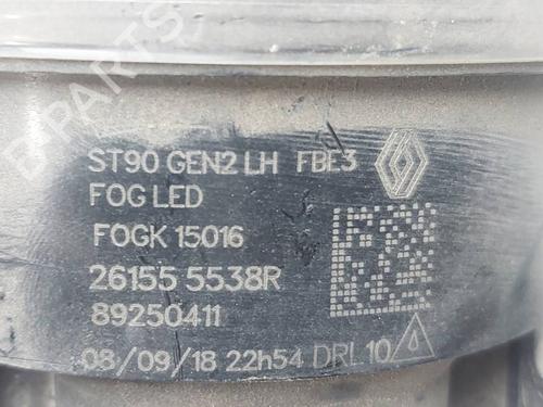 Left front fog light RENAULT CAPTUR I (J5_, H5_) | BP39558926C30 - Image 5