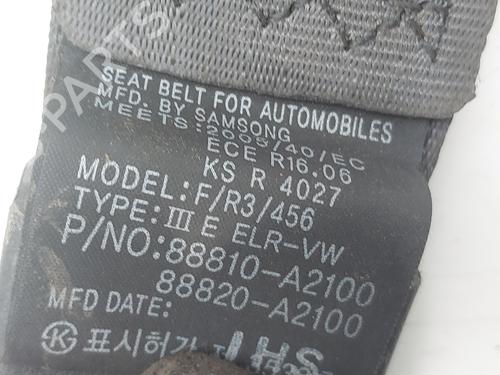 Front right seatbelt KIA CEE'D (JD) | BP36813179I25 - Image 3