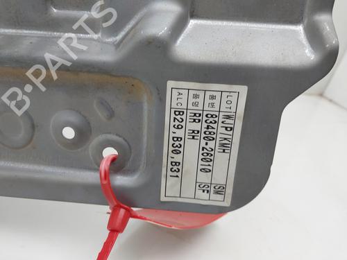 Rudehejsemekanisme Højre bagtil HYUNDAI SANTA FÉ I (SM) 2.0 CRDi 4x4 | BP16326703C25 