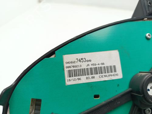 Instrument cluster CITROËN BERLINGO / BERLINGO FIRST MPV (MF_, GJK_, GFK_) 1.6 HDI 90 (MF9HX) | BP28428395C47