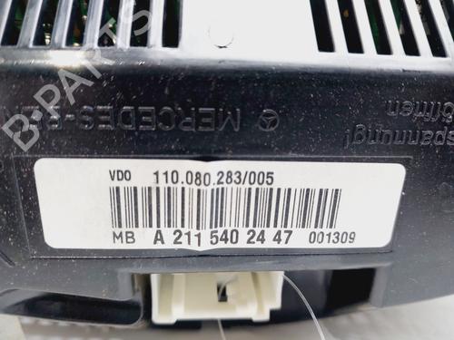 Instrument cluster MERCEDES-BENZ E-CLASS (W211) E 240 (211.061) | BP28523512C47