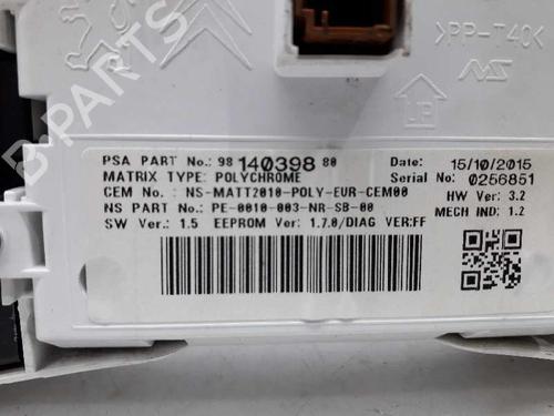 Instrument cluster PEUGEOT 508 I (8D_) 2.0 BlueHDi 150 | BP2990291C47 