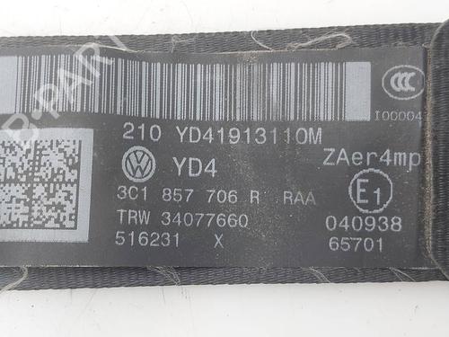 Front right seatbelt VW PASSAT B6 (3C2) 2.0 TDI | BP39069810I25 - Image 4